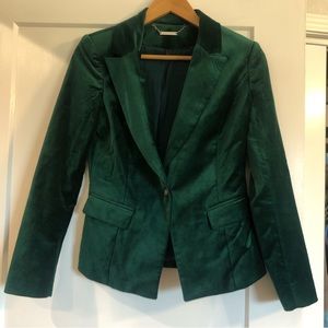 WHBM Velvet Blazer